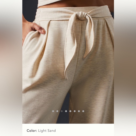 Anthropologie Daily Practice Tie Front Pant - Picture 3 of 10